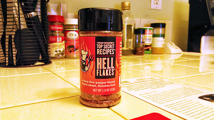 Hell flakes 5 pepper blend, spice