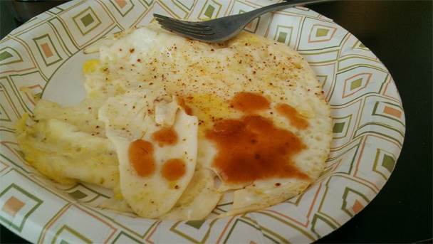 Tabanero Sauce On Eggs