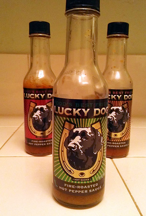 Lucky Dog - Green - Fire-Roasted Hot Pepper Sauce