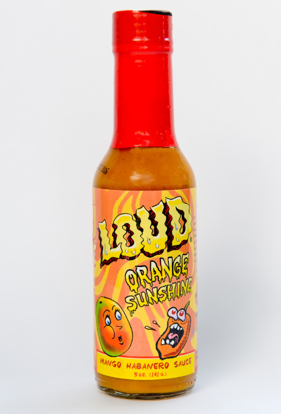 Loud Orange Sunshine Mango Habanero Sauce