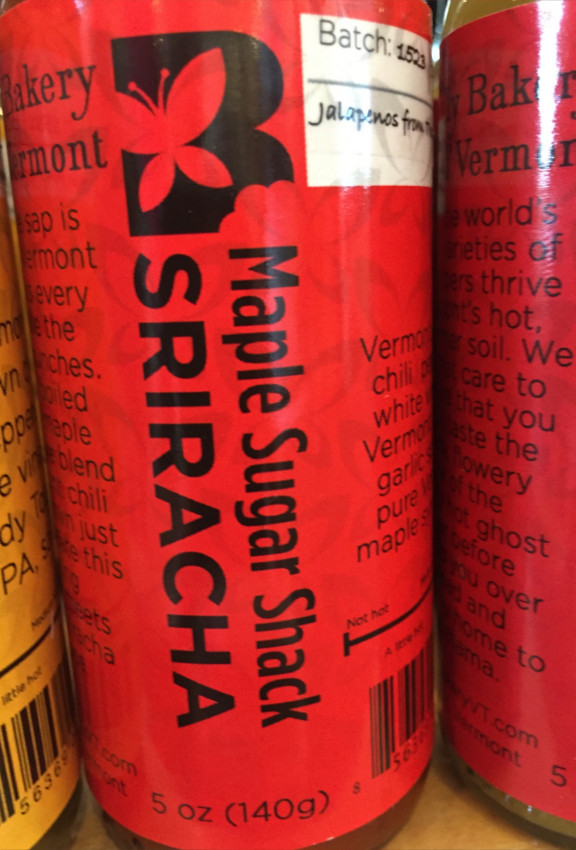 Butterfly Bakery - Maple Sugar Shack Sriracha