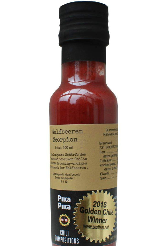 Pika Pika Chili Compositions - Wildberries Scorpion Hot Sauce